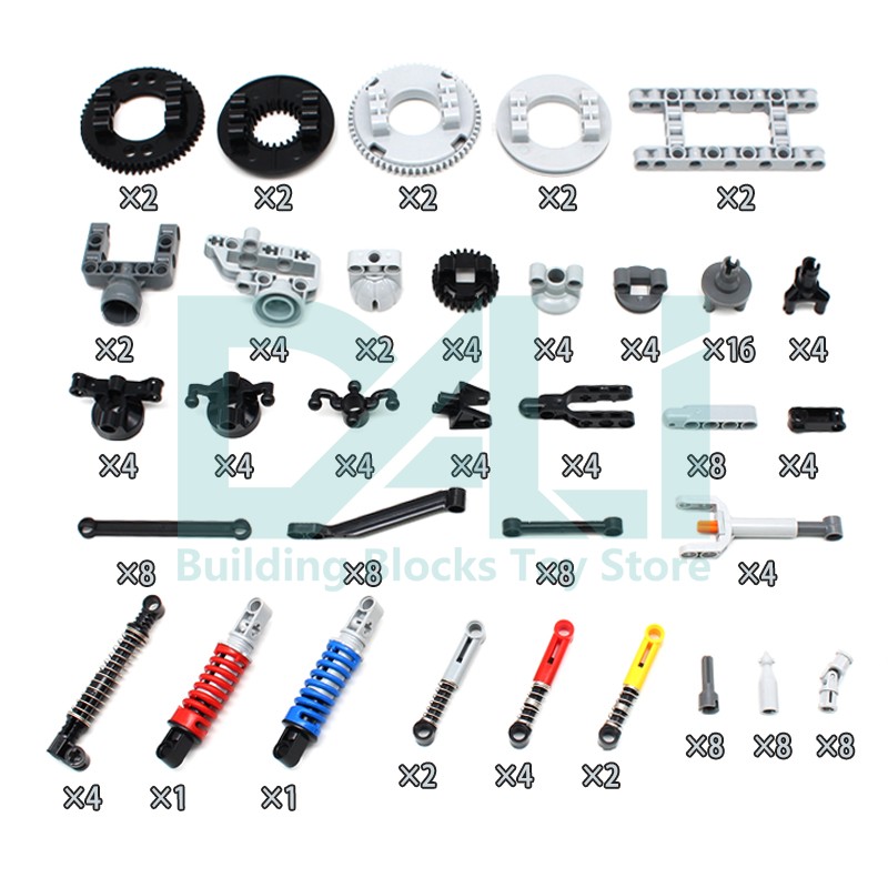 148Pcs MOC Technical Parts Gea - Tech Gear Accessories review and price