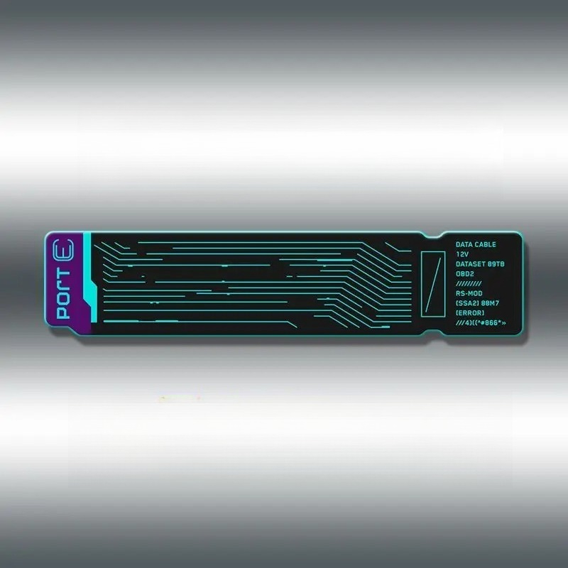 1PC Cyberpunk Tech Label Graph - Tech Gear Accessories review and price