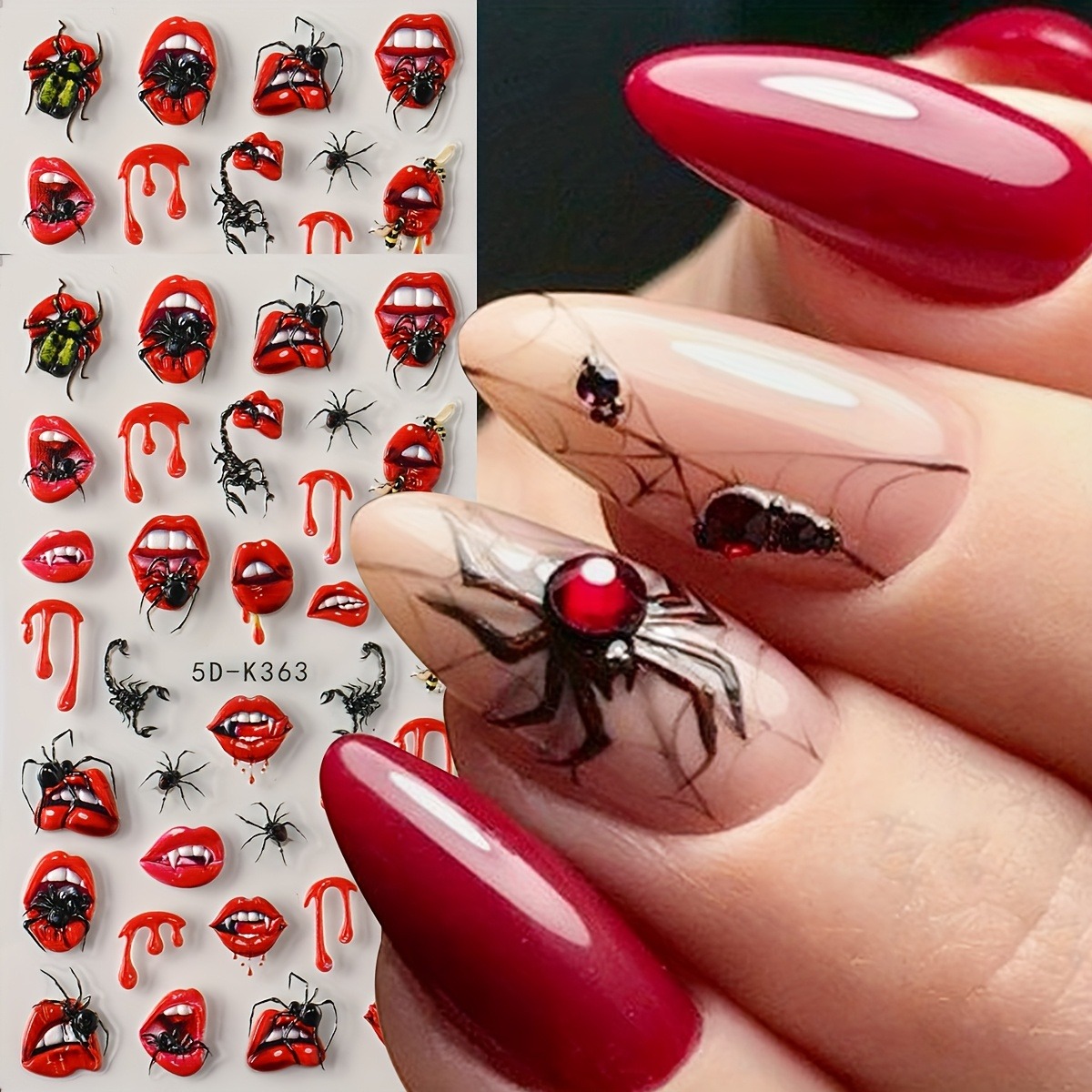 2Pcs 5D Embossed Halloween & D - Quirky Tech Accessories review and price